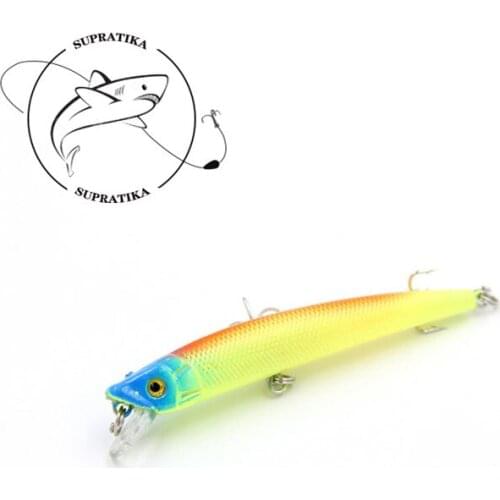Bionic Minnow 8g/95mm Lifelike 3D Eyes Plastic Fishing Bait Diving Depth0.5-1.5M Freshwater Professional Fishing Lure Hard Bait