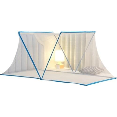 Folding Mosquitoes Net Foldable Bed Canopy Portable Anti-mosquitoes Cover Netting Tent for Adult Student Dormitory
