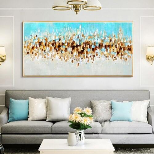 Oil Painting On Canvas Handmade Abstract Wall Art For Living Room Bedroom Hotel Office Decoration Mural Bar Hand Painted Posters