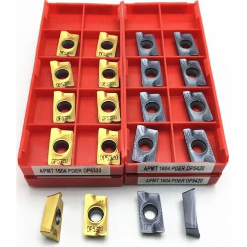 Lathe tool APMT1604 PDER DP5320 / DP5420 carbide lathe milling cutter CNC machine tool metal turning tool APMT1604 DP5320 5420