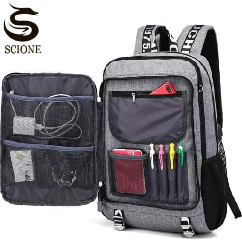 USB Charging Teenagers School Backpack Boys Student Schoolbag Men Large Travel Backpacks Laptop Notebook Rucksakc Bookbag XA149M