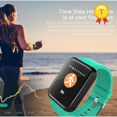 2018 Waterproof Color Screen Fitness Bracelet Bluetooth Sport Wrist Band Smart watches Heart Rate gps smart band Pk Mi Band 2