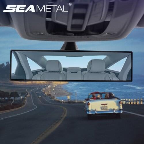 Interior Car Rearview Mirror Auto Rear View Mirrors Universal Car Mirror Wide-angle Surface Blue Mirror Auto Goods Accessories