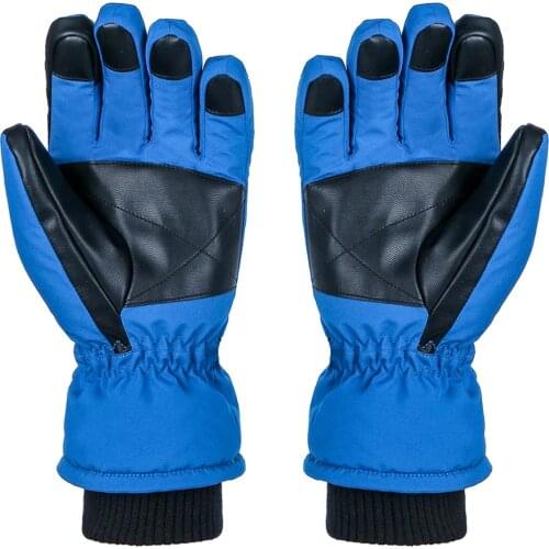Unisex Winter Warm 5-finger Touch Screen Waterproof Outdoor Sports Skiing Gloves 2020