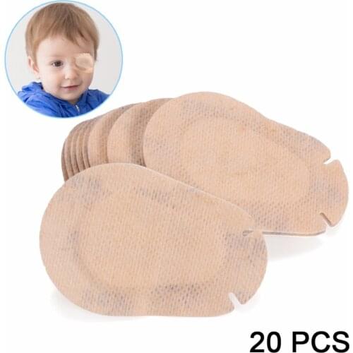 20Pcs Amblyopia Eye Patches Child Amblyopia Training Orthoptic Corrected Eyeshade Children Occlusion Medical Lazy Eye Patch Soft