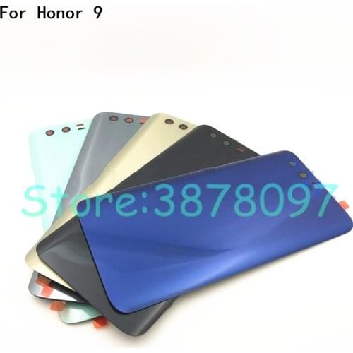 5.15 inches Back Battery Cover For Huawei Honor 9 Back Battery Cover Door Rear Glass Housing Case With Logo