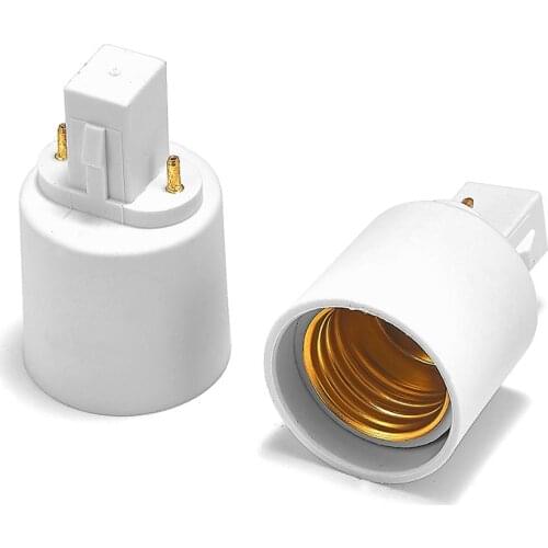 G23 to E27 Adapter G23 to E26 Lamp Holder Converter Base Socket LED Light Bulb Extend Extension Plug