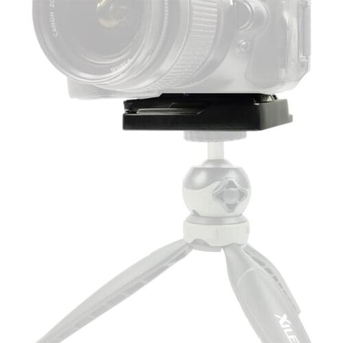 Aluminum Alloy QRA-635L Quick Release Plate Clamp Adapter Sliding Mount Plate for Tripod Monopod Ball Head DSLR Camera N0PB