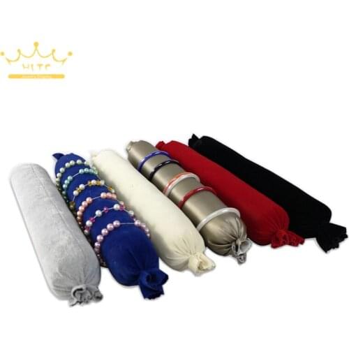 Watch Bangle Organzier Jewelry Storage and Display Bracelet Holder Creative Candy Shape Jewelry Holder PU Leather Velvet