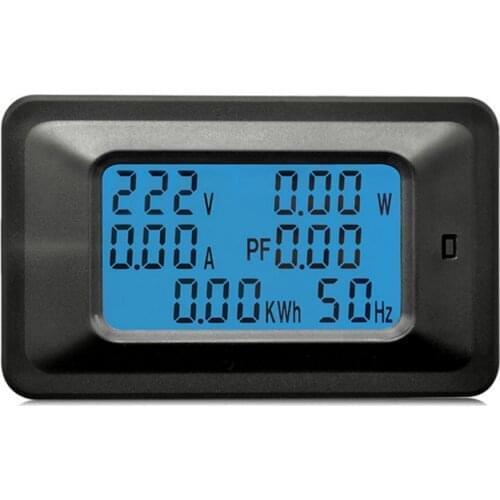 100A AC LCD Digital Panel Power Watt Meter Monitor Voltmeter Ammeter Voltage Current Tester for Home Appliances