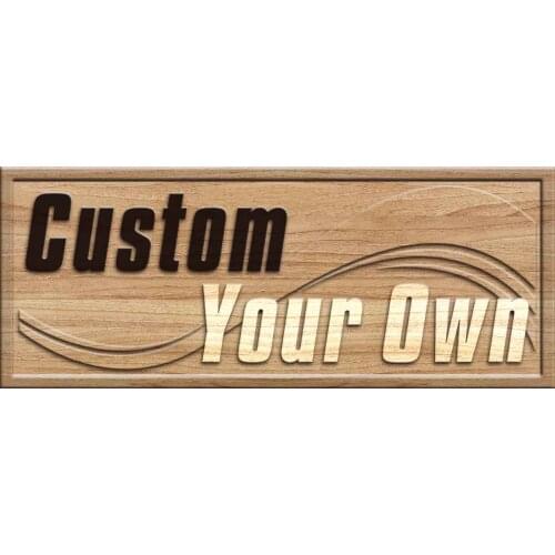 CUSTOM WOOD SIGN Design your own 3D Wooden Bar Sign
