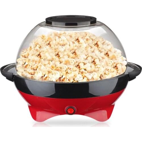 Electric DIY home automatic mini hot popcorn machine making kitchen machine DIY corn popcorn can put sugar oil multifunctional