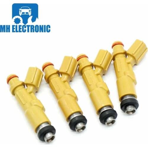 MH Electronic Fuel Injector Nozzle 4Pcs/lot 2320922030 23209-22030 23250-22030 For Toyota Celica Corolla Matrix Will 1999 - 2007