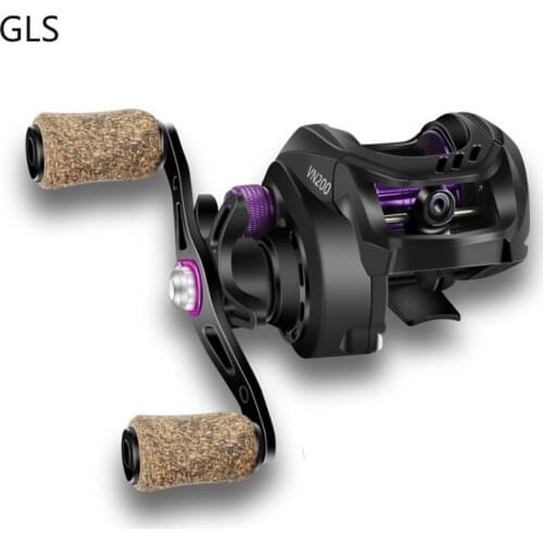 GLS NEW Lightweight High Quality Metal Spool 12+1BB Baitcasting Reel 6.5:1Gear Ratio Saltwater Carp Fishing Reel