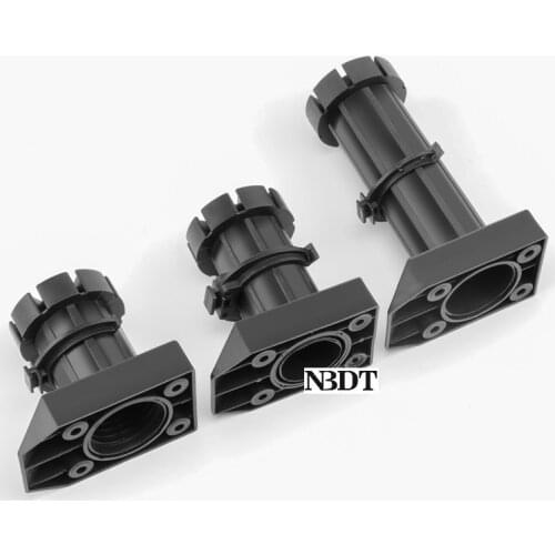 10Pcs/Lot Heavy Plastic Cabinet Adjustable Feet Kitchen Leveler Leveling Leg Plinth Kitchen PVC Wooden Kicker Connecting Clip