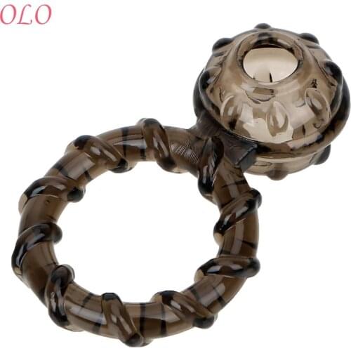 OLO Cock Ring Adult Products Scrotum Cock Cages Delay Ejaculation Elastic Penis Ring Sex Toys for Men Male Scrotal Binding
