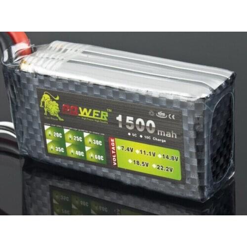 LION POWER 3S 11.1v 1500mAh 35C Lipo Battery For QAV250 Rc helicopter /car / boat quadcopter RC toys Li-Polymer battey 1500mah