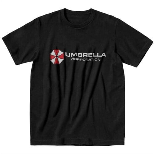 Fashion Umbrella Corporation T Shirt Mens Cotton Print T-shirt Graphic Tshirt Short Sleeve Video Game Tee Top