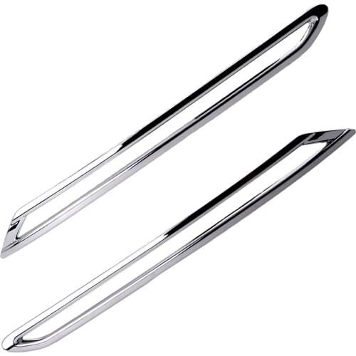 1Pair ABS Chrome Rear Fog Light Lamp Cover Trim Fit for Honda Accord 2018 2019 2020