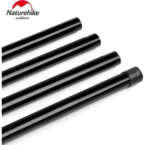 NatureHike 2pcs Camping Awning Pole Metal Awning Rod Sky Curtain Tent Poles for Tent Building Sun Shelter NH15T007-M