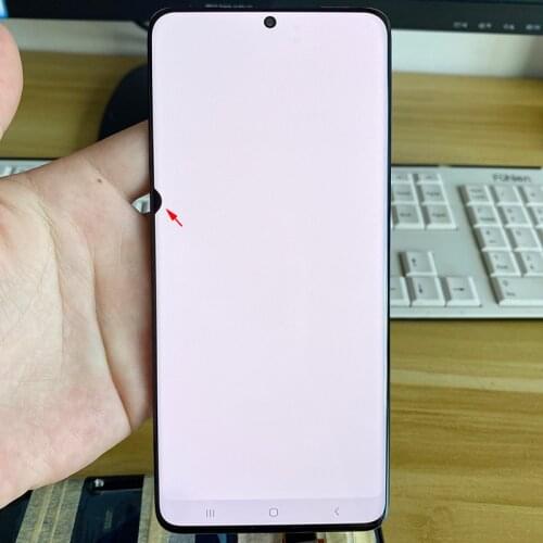 Original S20U 5G LCD For Samsung Galaxy S20 Ultra Display With Frame 6.9 Inch G988B/DS G988B G988F LCD Touch Screen Digitizer