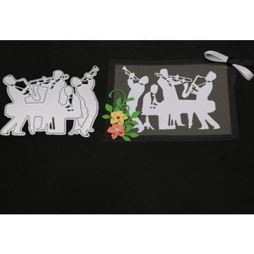 Orchestra Cutting Dies Stencil DIY Scrapbooking Embossing Album Paper Card Craft