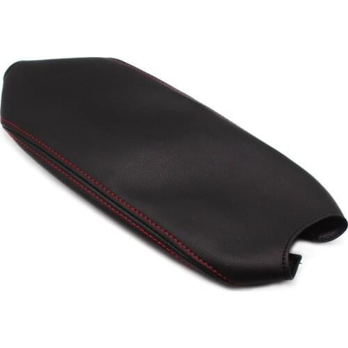 For Skoda Octavia 2007 2008 2009 2010 2011 2012 2013 2014 Car Center Control Armrest Box Microfiber Leather Trim Cover