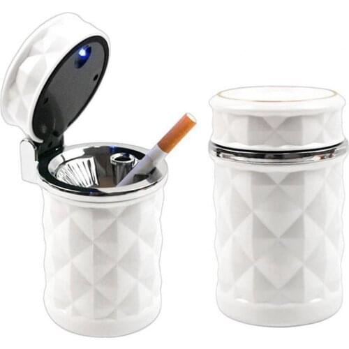 Portable Universal Cylinder Holder Car Ashtray with LED Indicator Car Interior Accessories