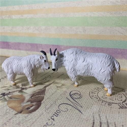 Samll pvc figure model toy goat 2pcs/set