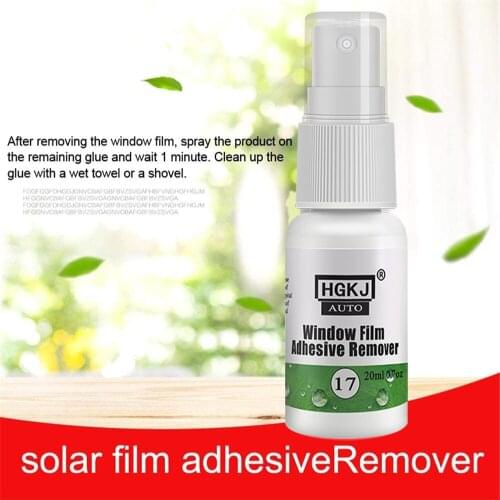 HGKJ-17-20ml Window Cleaning Coating Film Remover Agent Car Accessories Cleaning Windshield Cleaner Adhesive Remover