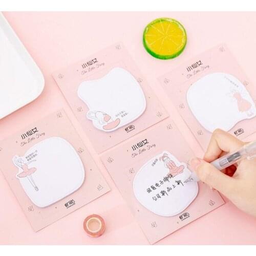 Cute Memo Pad Sticker Message Notepad Times Post Planner Notebook Sticky Notes Post School Supplies Stickers Kawaii Stationery