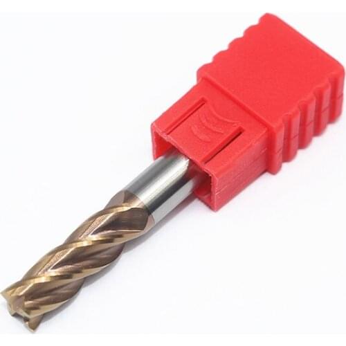 1pc HRC55 D6X15LXD6X50L tungsten steel spiral milling cutter alloy coating 4Flutes CNC tool and long end milling cutter