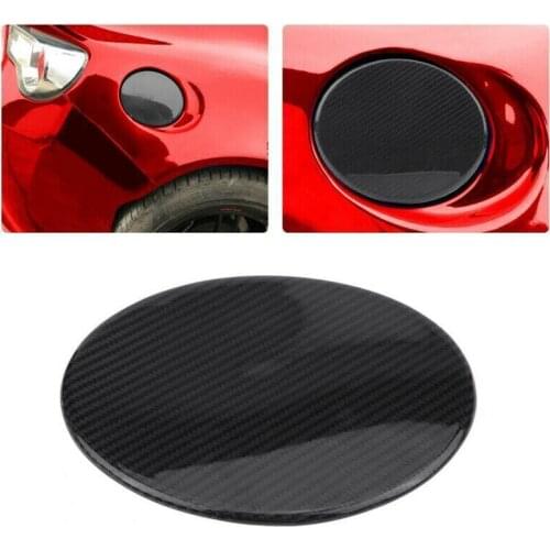 Real Carbon Fiber Fuel Cap Oil Gas Tank Cover Trim Round For Toyota 86 Subaru BRZ Car Accessories Car Styling Car Trim