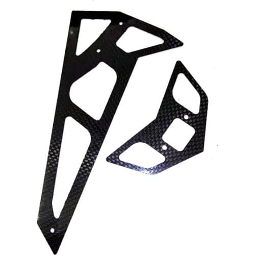 Carbon Fiber Horizontal and Vertical for Trex 600 RC Helicopter