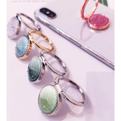 Universal Fashion Phone Finger Ring Holder Cute Mobile Grip Girl Constellation Stand Luxury Holder Telephone Accessories