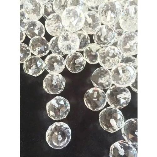 Pack of 100pcs Pineapple Fiber optic crystal Beads End grow cable light Glitter Plastic PMMA ends Ceiling DIY Decor