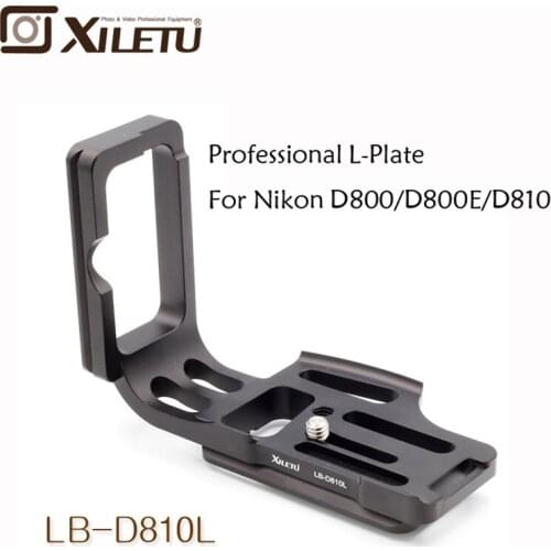 Xiletu LB-D810L Professional Quick Release Plate L Head For Nikon D800 D810 Arca Standard