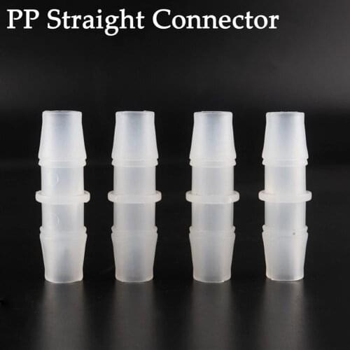10Pcs 7~32mm Food Grade PP Straight Connectors Aquarium Fish Tank Air Pump Aerator Hose Pagoda Joints Drip Irrigation Fittings