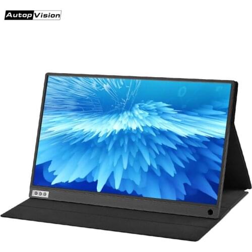 15.6" portable IPS monitor HDMI Type-C display for PC laptop phone PS4-switch-XBOX, 1080p gaming monitor ips screen