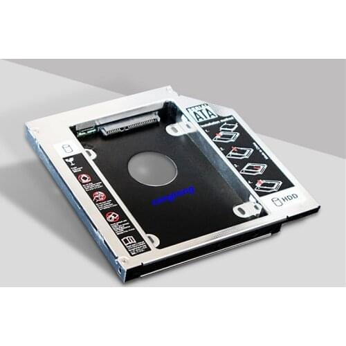 2.5" SATA Hard Disk Drive HDD SSD Caddy Adapter Tray For Lenovo IdeaPad G565 G570 G575 G580 G585 G770 G500 12.7mm