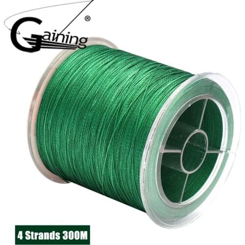 4 Strands Braided Fishing Line 300M PE Fishing Line Multifilament Fishing Line 8 10 20 30 40 60 80 100 120 140LB Carp Fishing