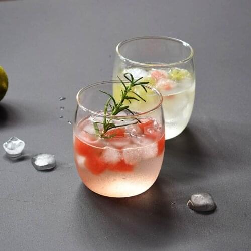 400ml Classic Glass mug Transparent Wine Glass Cup Heat-resistant Cocktail Juice Milk Coffee Mug Glasses Party Drinkware Barware