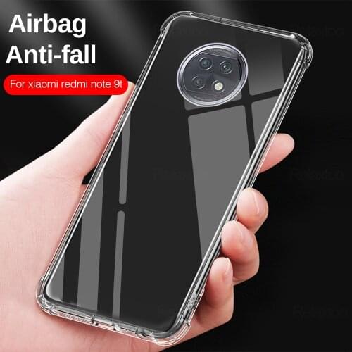 Case For Redmi Note 9T TPU Silicon Clear Soft Case for Xiaomi Redmi Note 9T 9 T Not9T Phone Back Bumper Shockproof Cover Coque