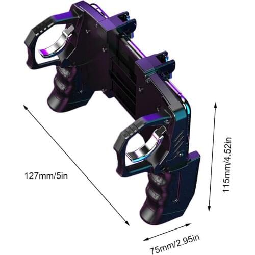 For FPS Games PUBG COD Mobile Phone Gamepad Joystick Shooter Trigger Fire Button for Iphone Android Game Controller
