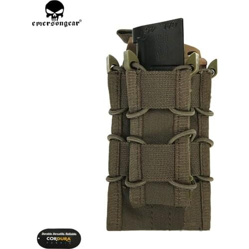 EMERSONGEAR 5.56 Dual Decker Magazine Pouch Hunting Tactical M4 Mag Pouch Airsoft Rifle Molle Mag Pouch
