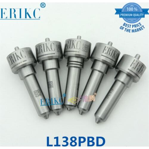 ERIKC New Diesel CR Injector Nozzle L138PBD, L138PRD, DSLA146FL138, ASLA146FL138 For Injector EJBR02601Z EJBR04601D A6650170121