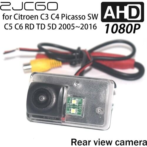 ZJCGO Car Rear View Reverse Backup Parking Reversing Camera for Citroen C3 C4 Picasso SW C5 C6 RD TD 5D 2005~2016
