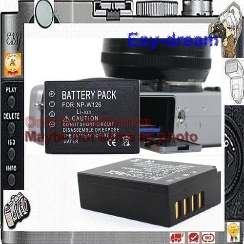 Best replacement for NP-W126 W126 1100mAh battery for Fujifilm Fuji XM1 XE1 XA1 XPRO1 HS33 HS30 PM157
