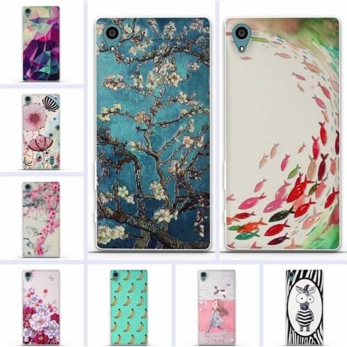 Soft Silicon Case Cover P for Sony Xperia Z3 D6603 D6643 D6653 D6616 D6633 Phone Cover TPU Back Case for Sony Xperia Z3 Fundas