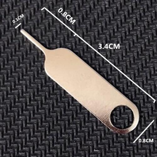 New 10pcs Slim Sims Card Tray Pin Eject Removal Tool Needle Opener Ejector for Most Smartphone DOM668